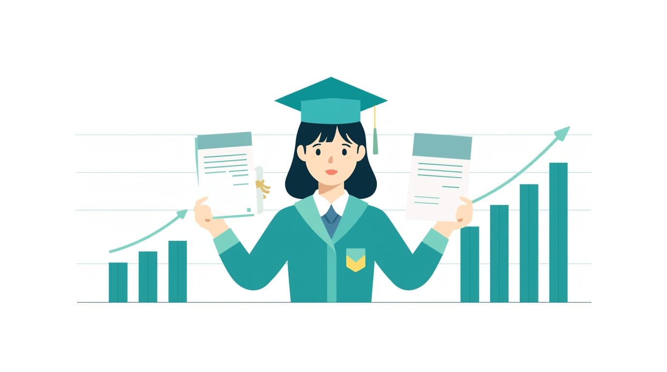 専門卒の初任給と手取り平均|大卒・高卒との徹底比較【2026年版】