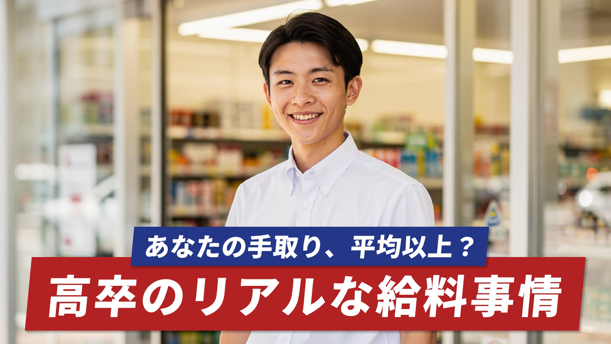 高卒の手取り平均はいくら?年代別・年次別のリアルな給料を徹底解説【2026年版】